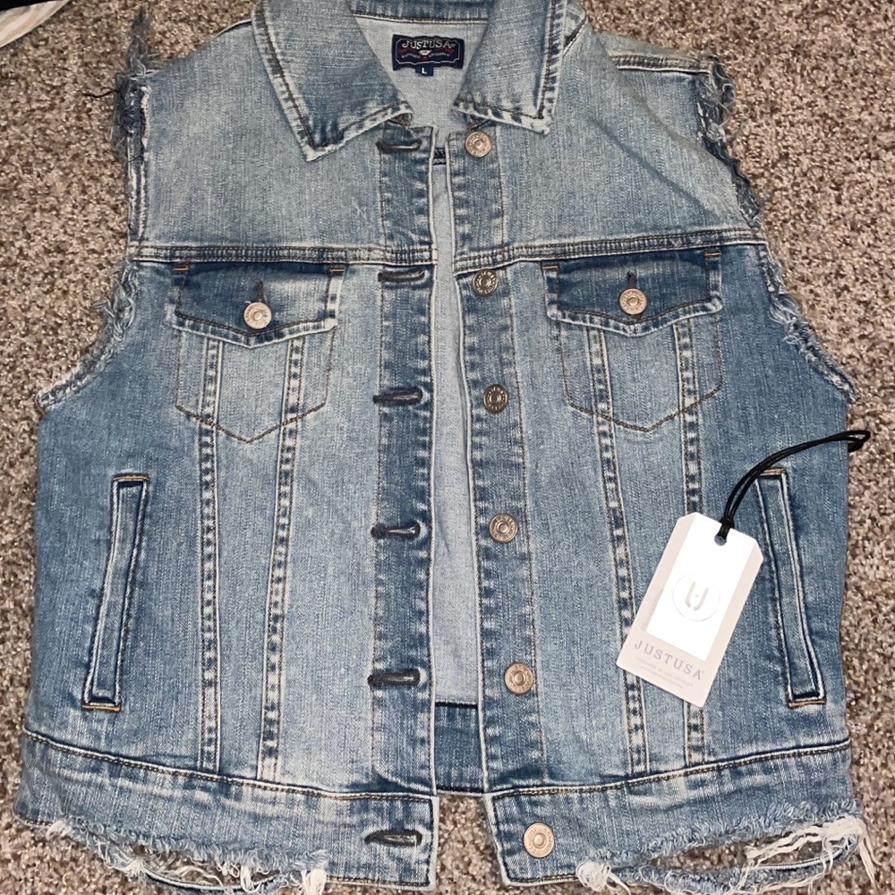 Denim vest